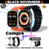 SMARTWATCH IWO 17 ULTRA PRO APROVA DE ÁGUA + BRINDES PROMOÇÃO BLACK NOVEMBER  SÓ HOJE 07/11✅🎁