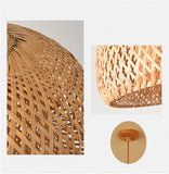 Luminária Decorativa de Bambu Artesanal