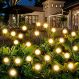 Luminária Solar Vagalume Natal Jardim Espeto Leds Cazza