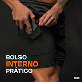 Shorts Dry-Fit BURN - Compre 1 e Leve 2